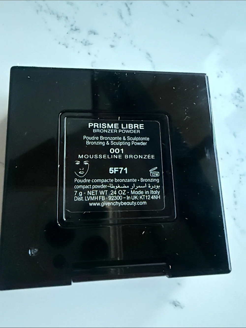 Givenchy Prisme Libre 4-Color Blurring & Sculpting Bronzer Powder Color 001